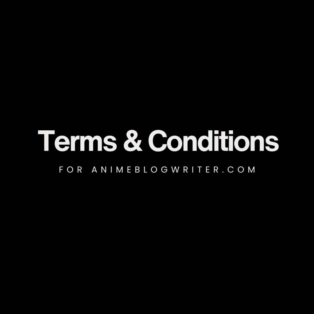 Terms and Conditions