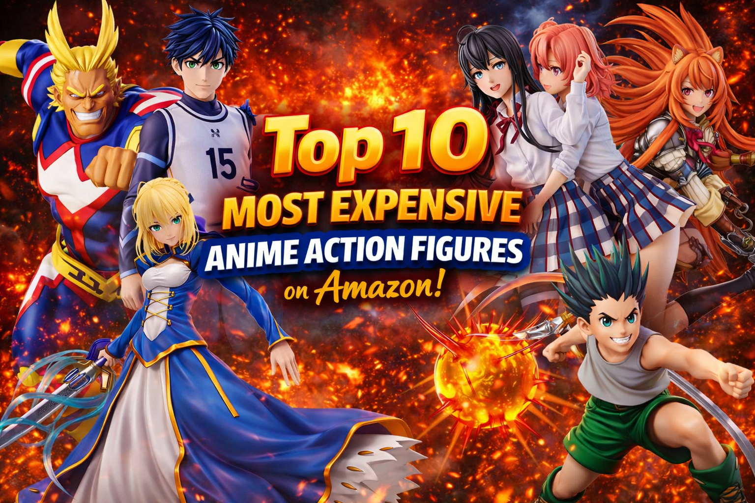 アニメコレクション フィナーレ Top 10 Most Expensive Anime Action Figures on Amazon!