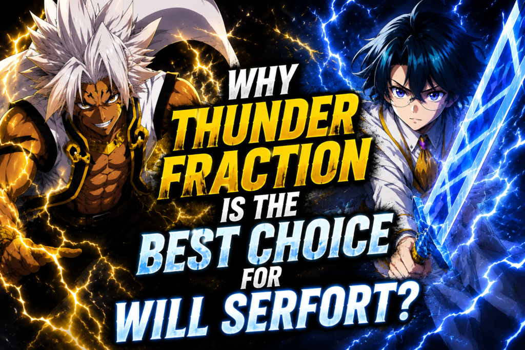 Why Thunder Fraction is the best choice for Will Serfort?